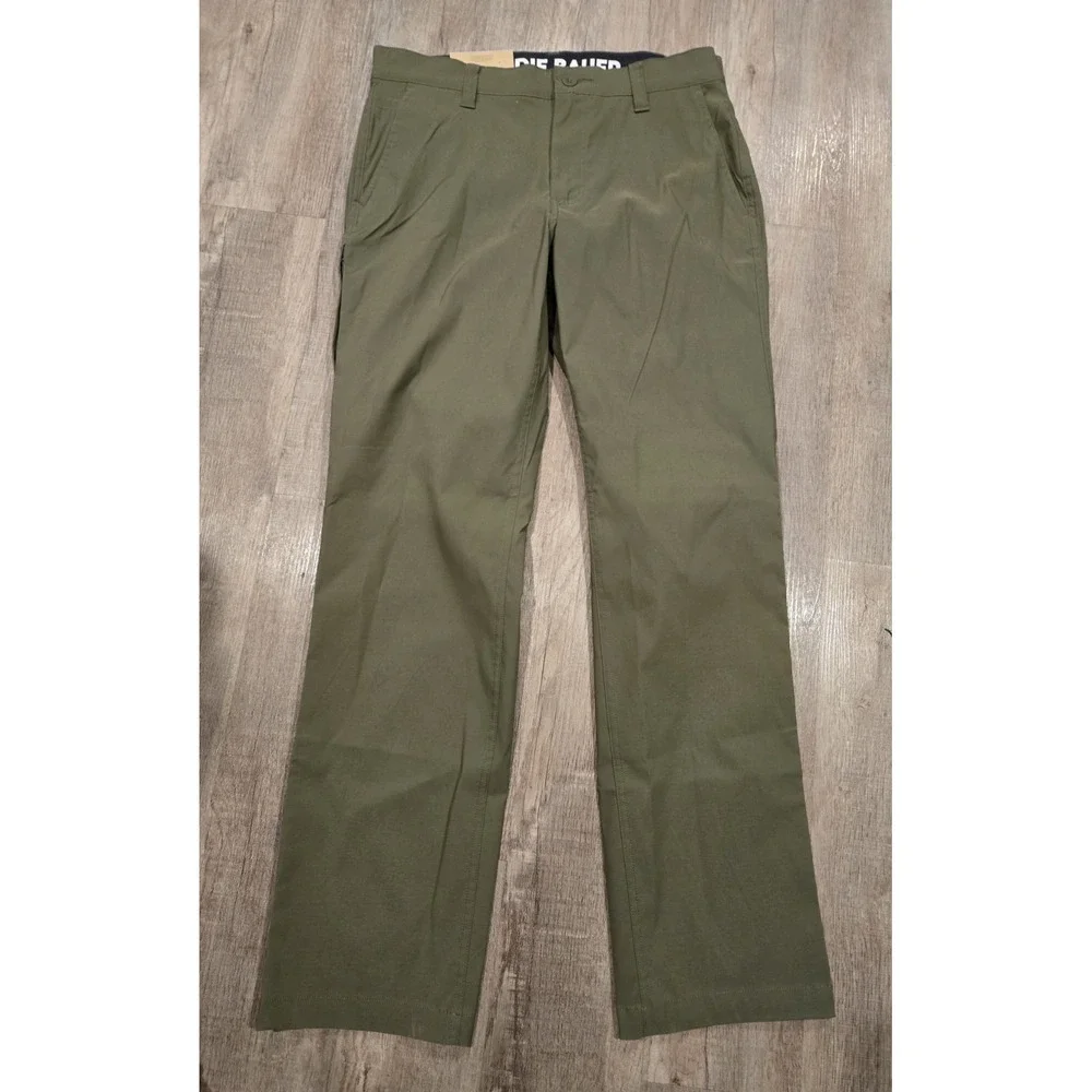Eddie Bauer Elastic‎ Band Tech Chino Pants Size 32x32 Nwt